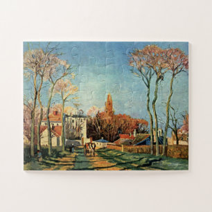 Quebra-cabeça Camille Pissarro Entrance para a Aldeia das Voisin