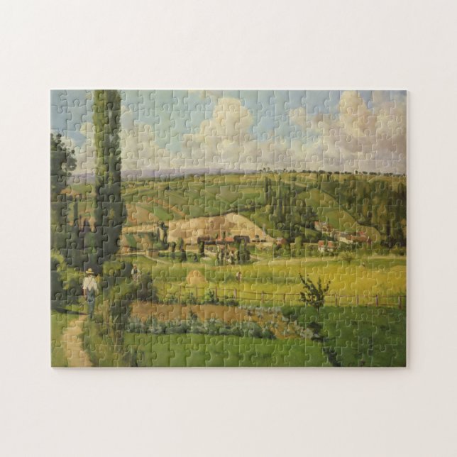 Quebra-cabeça Camille Pissarro | Paysage Patis auxiliar, (Horizontal)