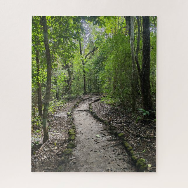 Quebra-cabeça Caminhada desafiadora pela floresta tropical da Gu (Vertical)
