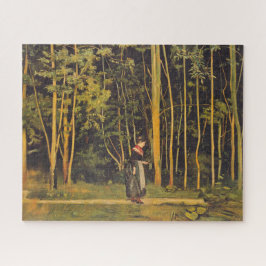 Quebra-cabeça Caminhando na borda da floresta (por Ferdinand Hod