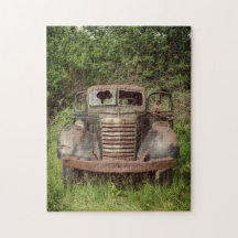 Caminhão de Automóveis Russo Vintage, Cidade Antig