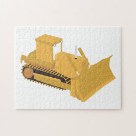 Quebra-cabeça Caminhão de Construção Bulldozer