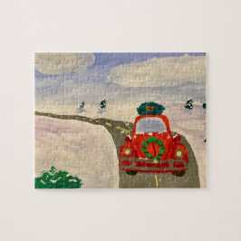 Quebra-cabeça Caminhão de Natal