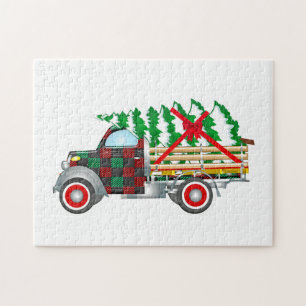 Quebra-cabeça Caminhão de Natal