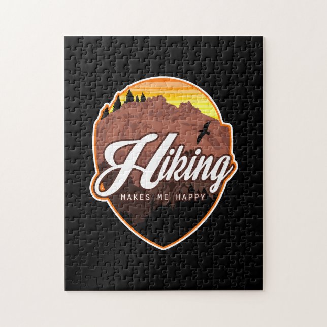 Quebra-cabeça Caminhar me faz feliz (Vertical)