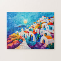 Caminho de Santorini para o Mar