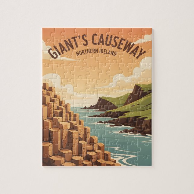 Quebra-cabeça Caminho do Gigante Irlanda do Norte (Vertical)