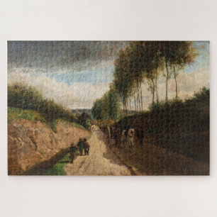 Quebra-cabeça Caminho Hollow, arredores de Chailly - Pissarro