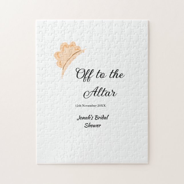 Quebra-cabeça Caminho para o altar chapéu laranja de chapéu chá  (Vertical)