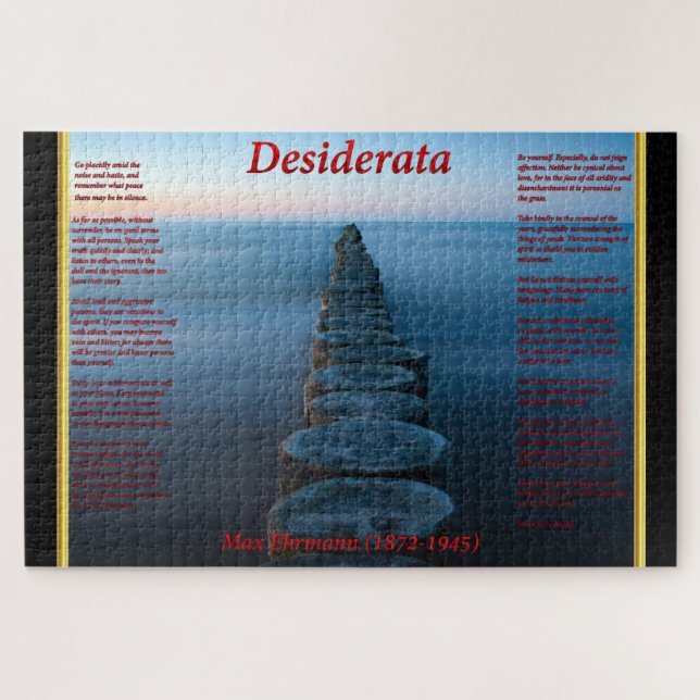 Quebra-cabeça Caminho para o oceano com pilhões de madeira (Horizontal)