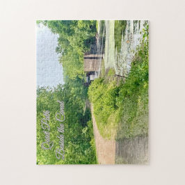 Quebra-cabeça Caminho silencioso ao lado do canal