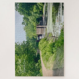 Quebra-cabeça Caminho Silencioso Ao Lado Do Canal - Quebra-cabeç