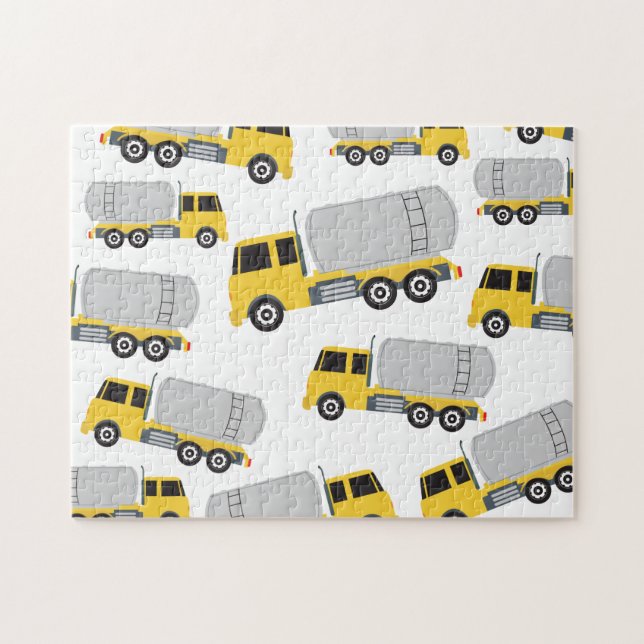 Quebra-cabeça Caminhões-cisterna de transporte (Horizontal)