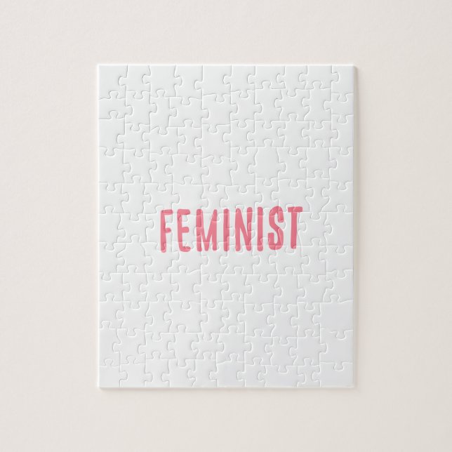 Quebra-cabeça Camisas FEMINISTAS, acessórios, presentes (Vertical)