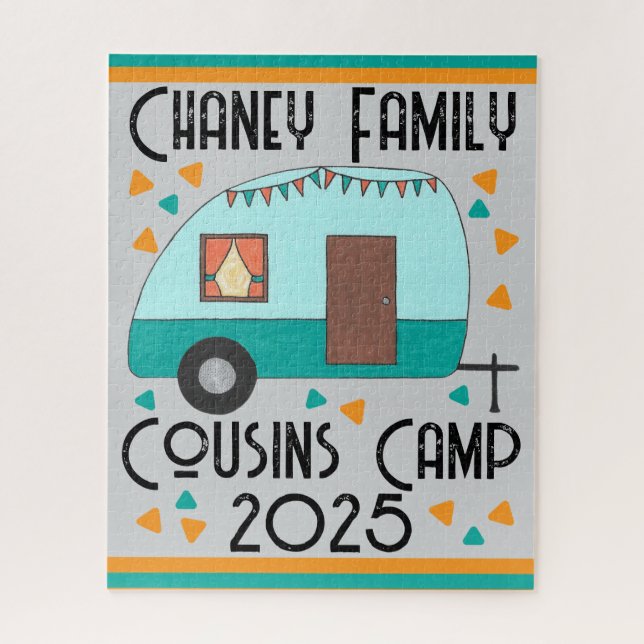 Quebra-cabeça Camp Retro Camp Cousins (Vertical)