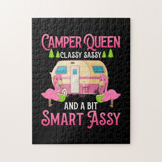Quebra-cabeça Camper Queen Classy Sassy Smart Engraçadas Meninas (Vertical)