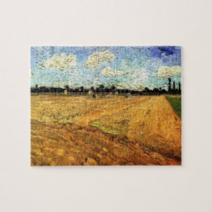 Quebra-cabeça Campo Arado (os Sulcos) por Vincent van Gogh