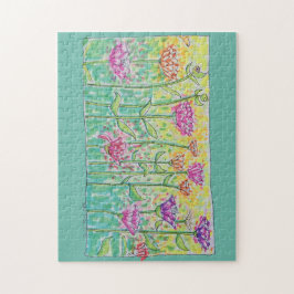 Quebra-cabeça Campo de Flores