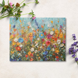 Quebra-cabeça Campo de Flores Silvestres