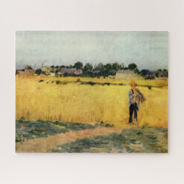 Quebra-cabeça Campo de grãos (por Berthe Morisot)