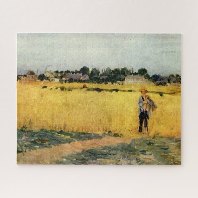 Quebra-cabeça Campo de grãos (por Berthe Morisot) (Horizontal)