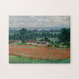 Quebra-cabeça Campo de Poppies Giverny Monet Fine Art