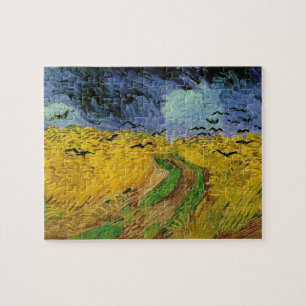 Quebra-cabeça Campo de trigo Coroa Van Gogh Pintura Arte