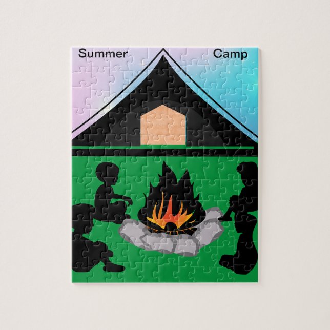 Quebra-cabeça campo de verão (Vertical)