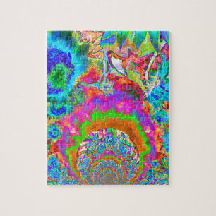 Quebra-cabeça Campos de girassol para sempre - azul