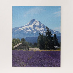 Quebra-cabeça Campos de Lavanda do Mt Hood