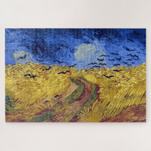Quebra-cabeça Campos de Trigo com Corvos Van Gogh