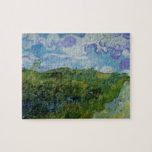Quebra-cabeça Campos de Trigo Verde por Vincent van Gogh