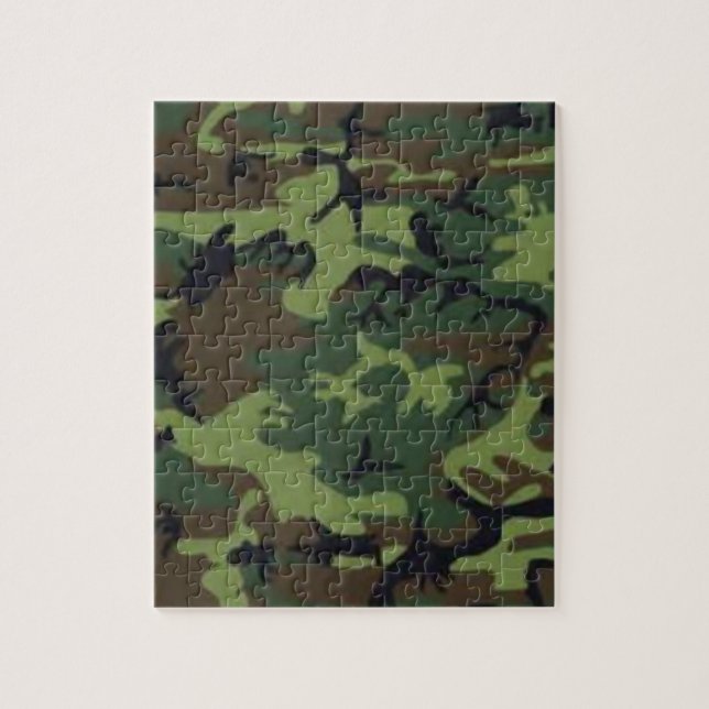 Quebra-cabeça Camuflagem escura (Vertical)