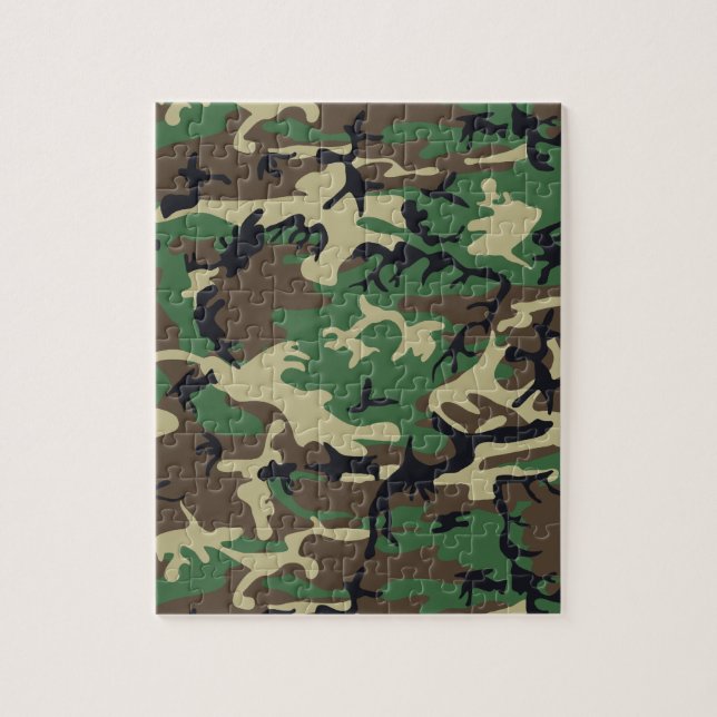 Quebra-cabeça Camuflagem Militar (Vertical)