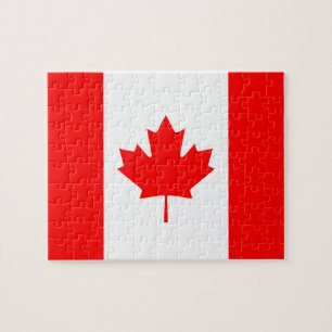 Quebra-cabeça canadense Flag of Canada Maple Leaf