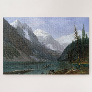 Quebra-cabeça Canadian Rockies, Lake Louise, Albert Bierstadt