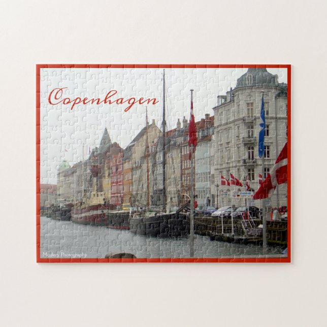 Quebra-cabeça Canal de Copenhaga (Nyhavn) (Horizontal)