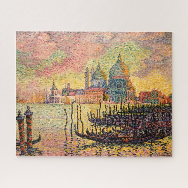 Quebra-cabeça Canal de Entrada, Veneza | Paul Signac | (Horizontal)