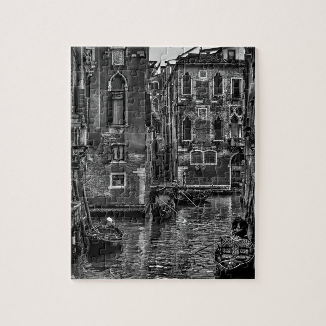 Quebra-cabeça Canal de Venice italola gondola (Vertical)