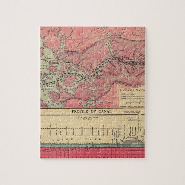Quebra-cabeça Canal do Panamá (Vertical)