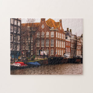 Quebra-cabeça Canal e arquitetura de Amsterdão