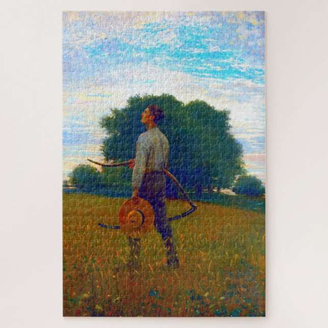 Quebra-cabeça Canção da Cotovia Winslow Homer 1876 (Vertical)