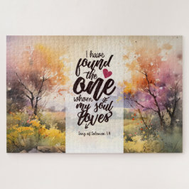 Quebra-cabeça Canção de Salomão 3:4 Encontrei a Bíblia Uma