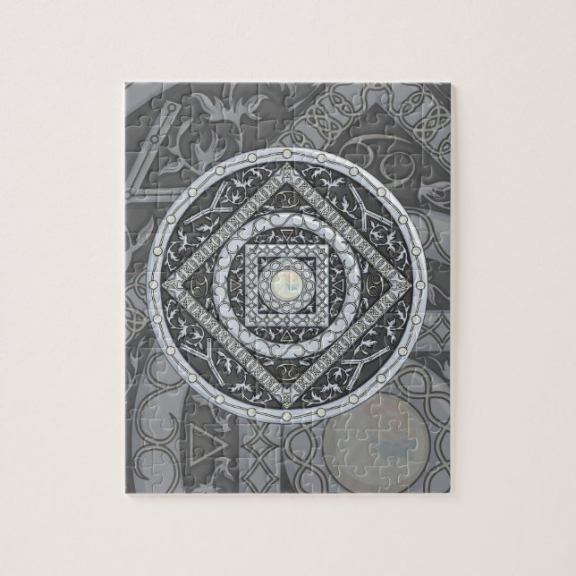 Quebra-cabeça Cancer Mandala (Vertical)