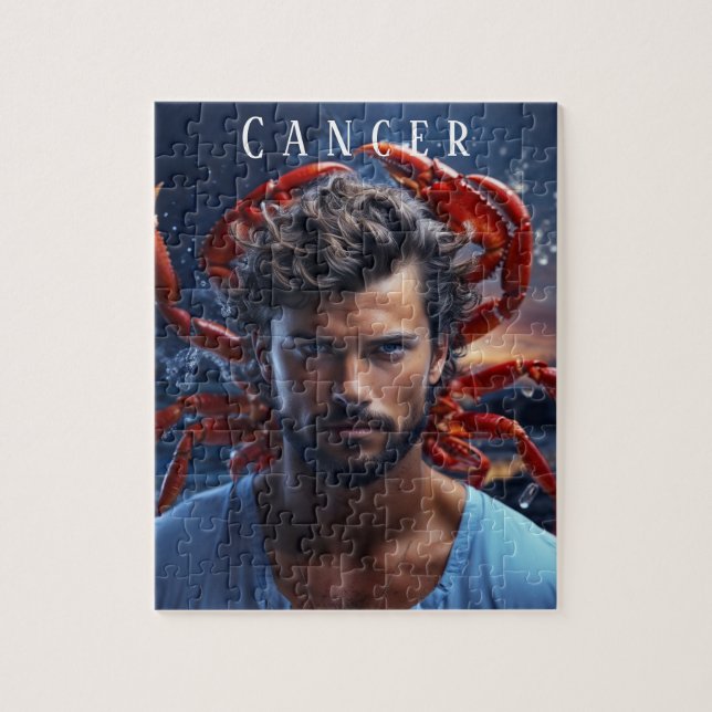 Quebra-cabeça cancer Masculino Jigasw (Vertical)