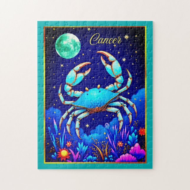 Quebra-cabeça Cancer the Crab Zodiac Sign (Vertical)