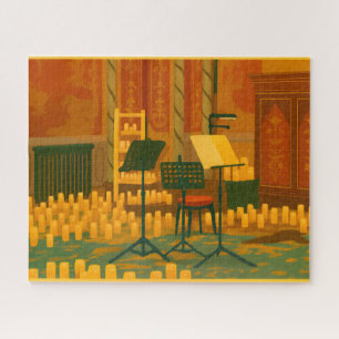 Quebra-cabeça Candlelit Prelude - Music Room, Brighton Pavilion