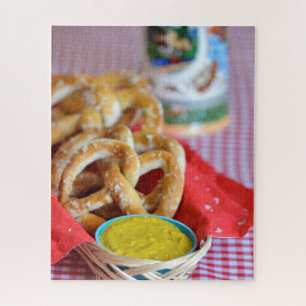 Quebra-cabeça Caneca de cerveja do Festival da Cerveja e Pretzel