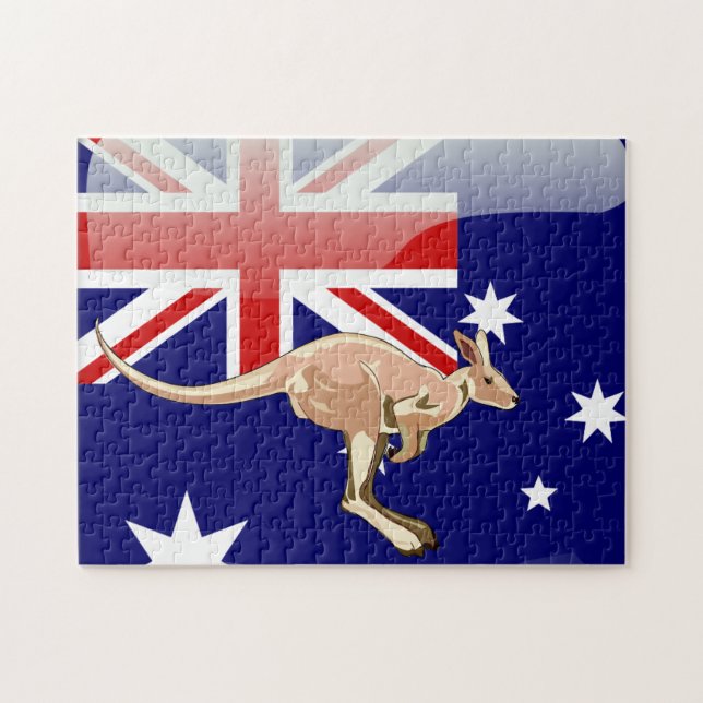 Quebra-cabeça canguru australiano (Horizontal)