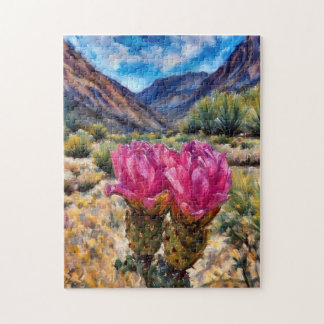 Quebra-cabeça Cânion Negro de Cactus Bloom